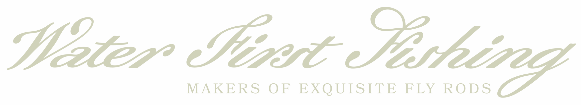 Water First Fishing Logo