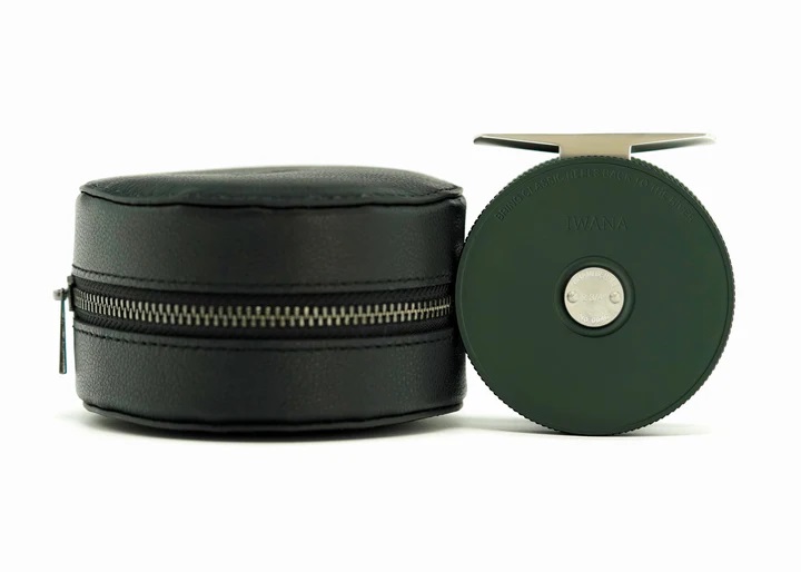 Green IWANA Minami Fly Reel with Case
